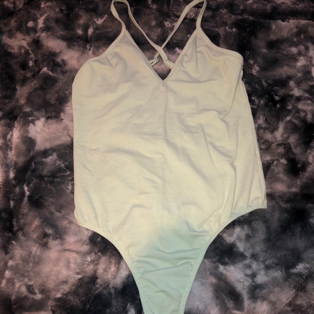 Green bodysuit